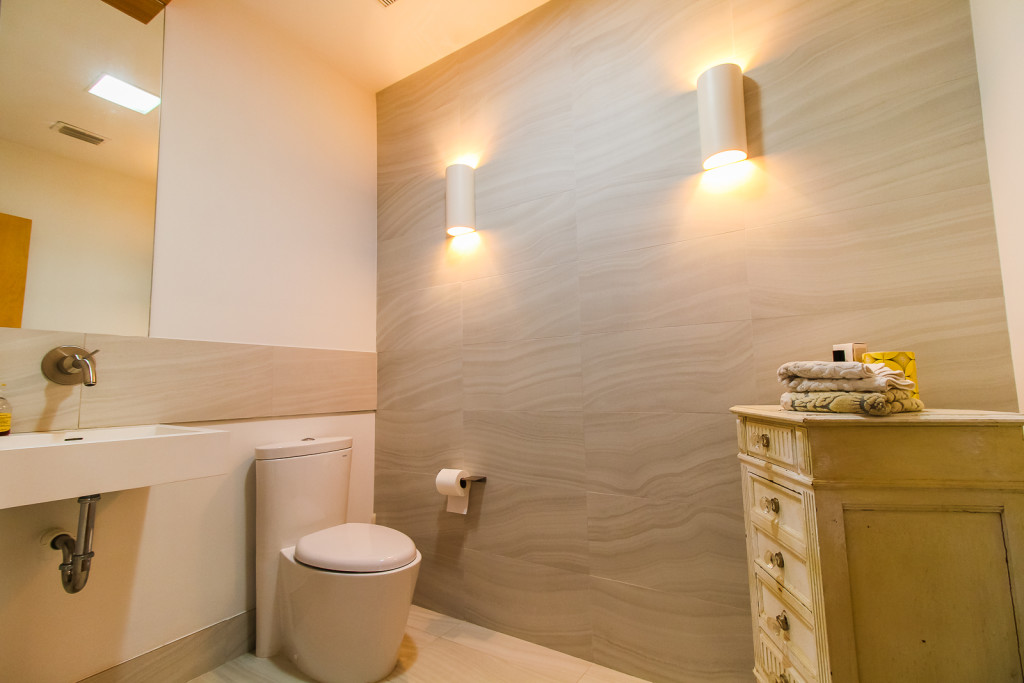 Wall tile 12 x 24 stacked vertically showing subtle movement in the tile.